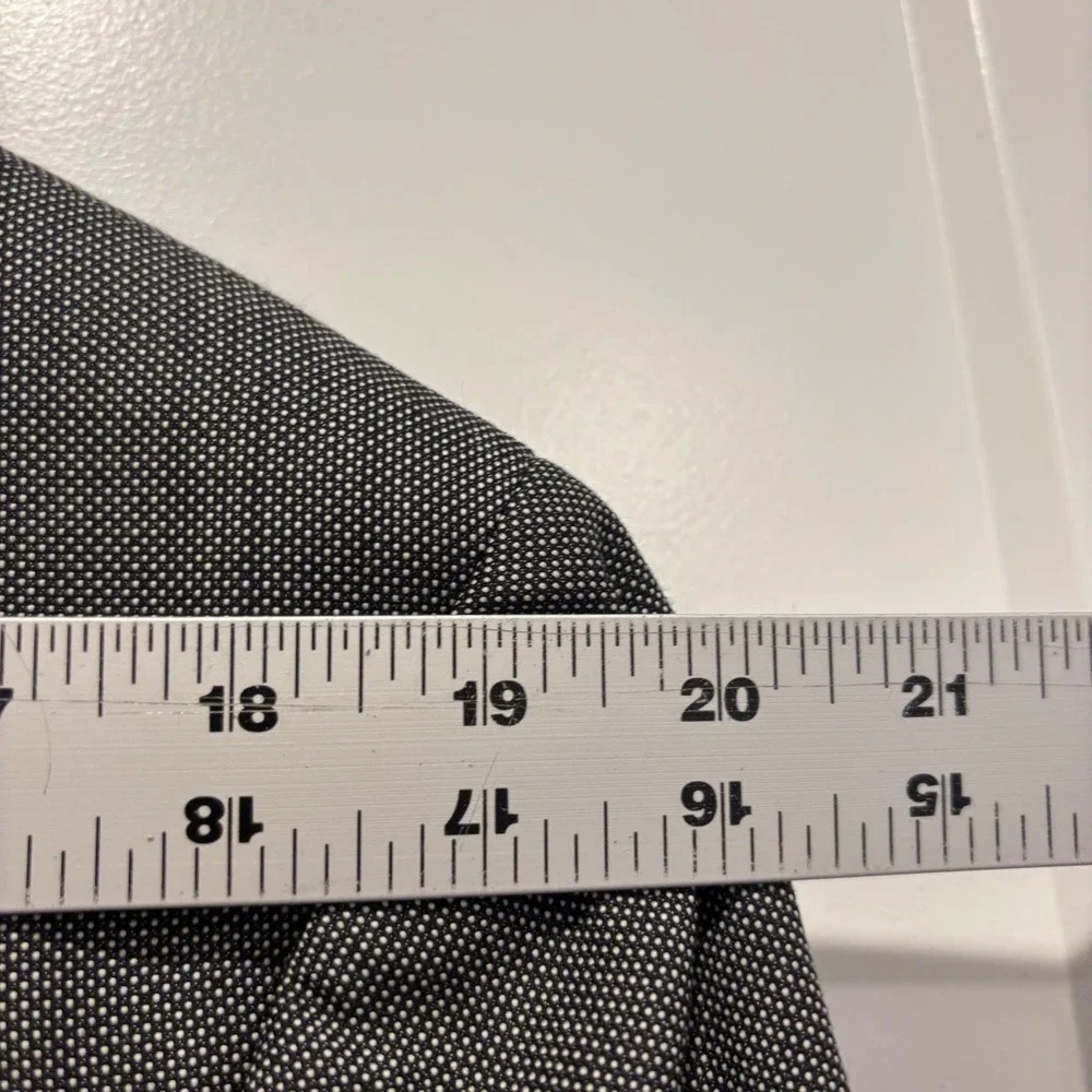 Canali 1934 Mens Grey Micro Pattern 100% Wool Blazer Sport Coat Italy 46L